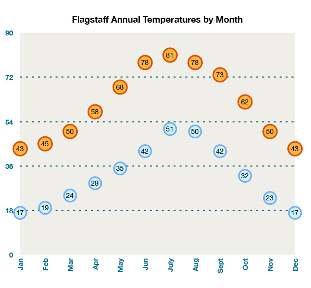 Phoenix Annual Weather Chart