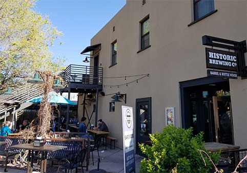Historic Brewing Flagstaff Outdoor Patio