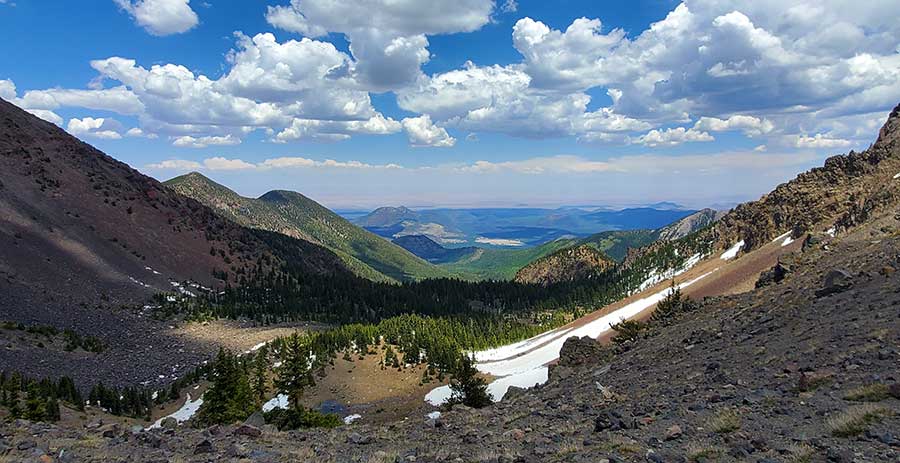 View from Humphreys Peak