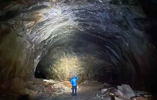 volcanic cavern