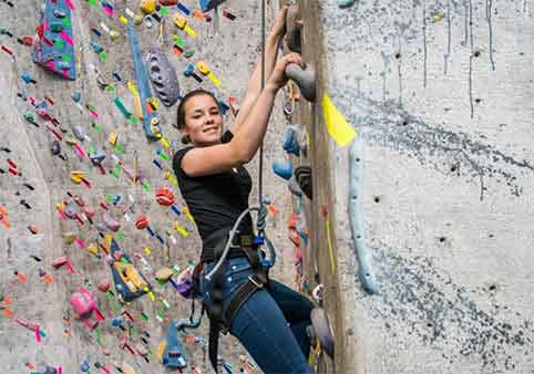 Guided Outdoor Rock Climbing & Indoor Climbing Gym