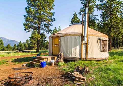 Cabins & Yurts At AZ Nordic Village 